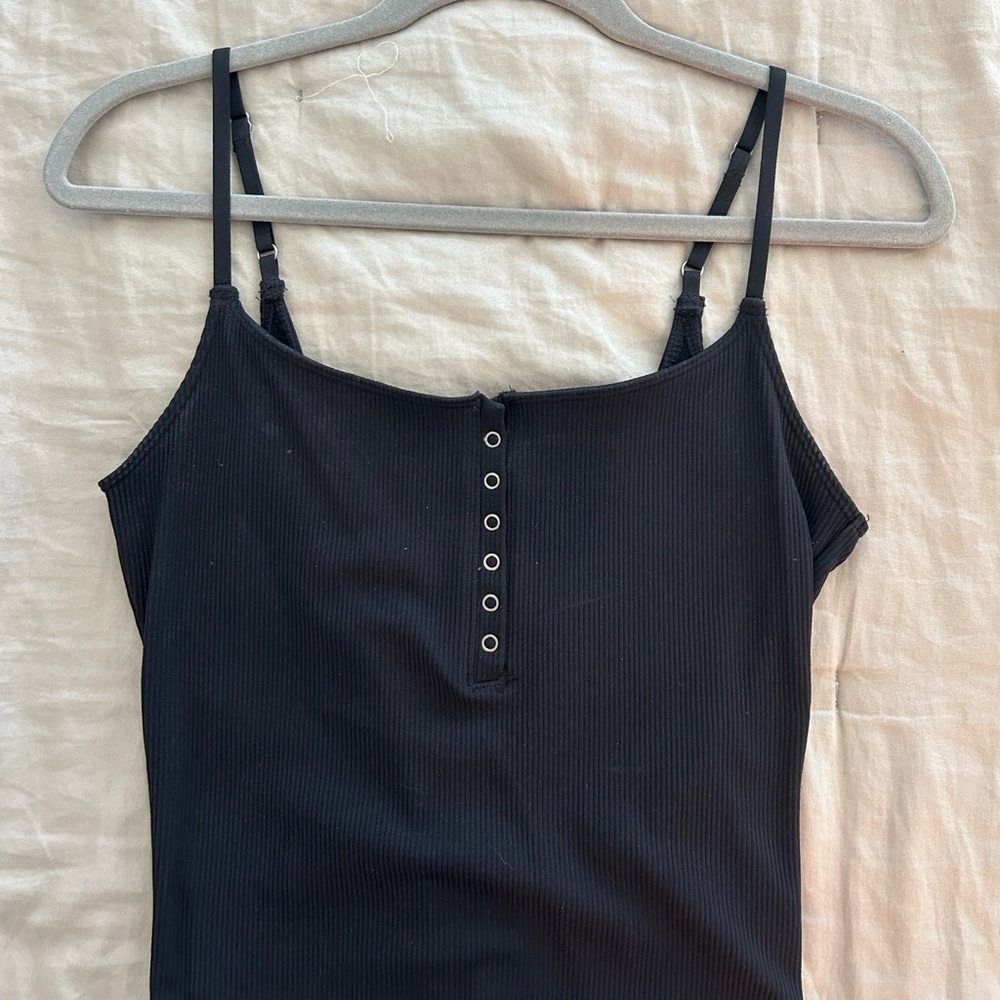 A&F Henley Tank Bodysuit, M - Picture 2 of 6